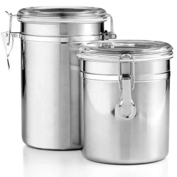 Martha Stewart Set of TWO Food Storage Canisters w/ Airtight Lid 1.5QT &… - Picture 6 of 6